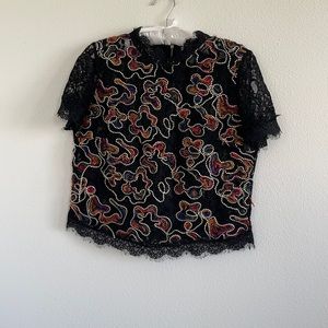 Zara top Size M perfect for the upcoming holidays.